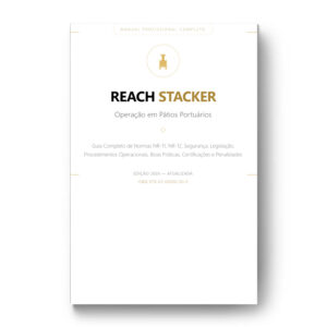 Operação de Reach Stacker em Pátios Portuários